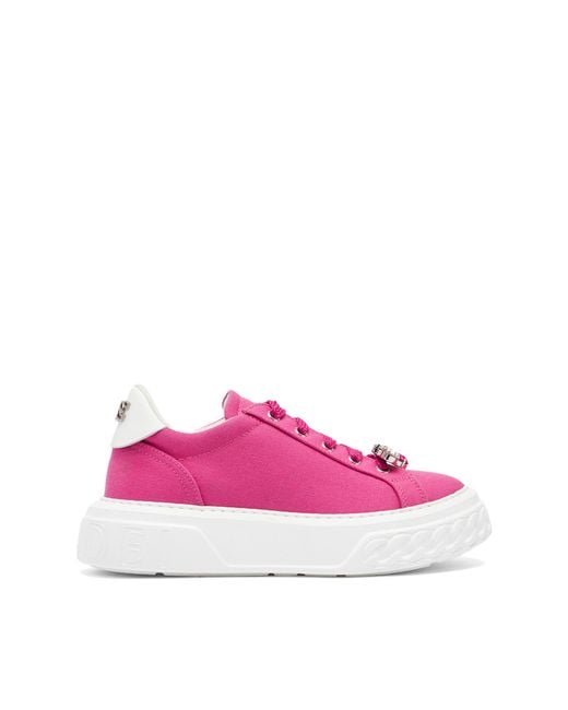 Casadei Pink Moderne off road queen bee sneakers für frauen
