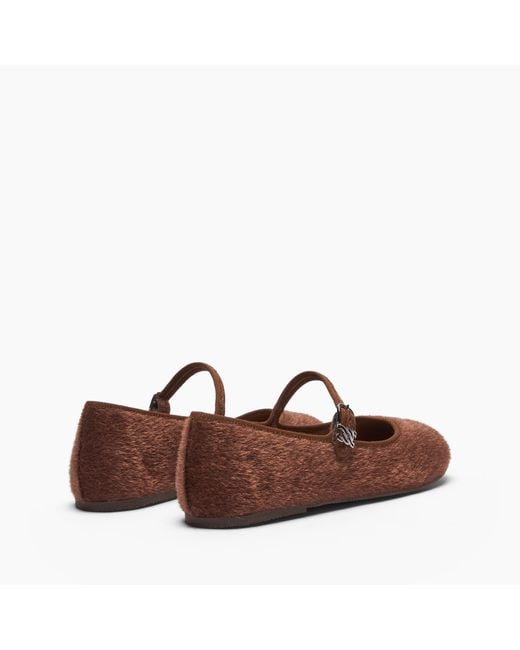 Casadei Brown New Ballet Flat