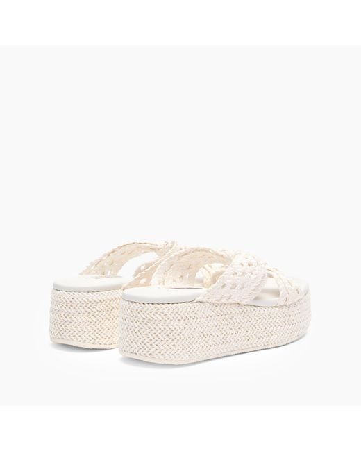 Casadei White New Zeppa Damier