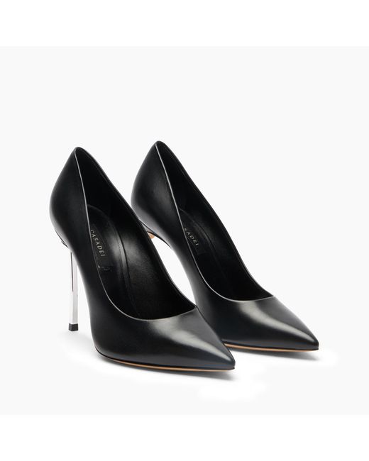 Casadei Black Blade Pump Leather