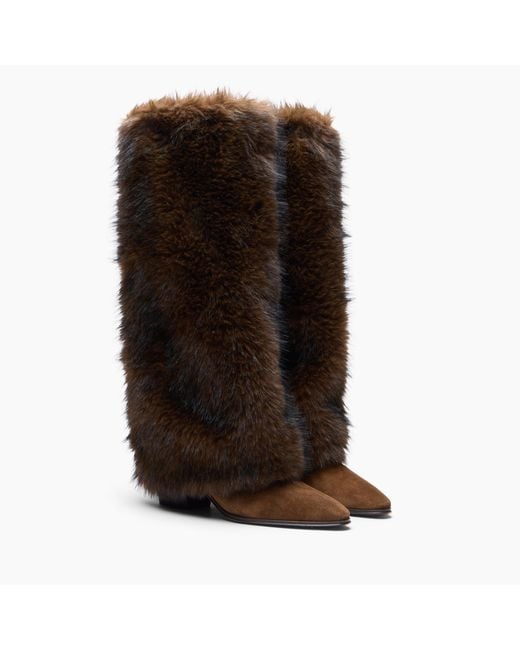 Casadei Brown Beat Sub Zero Boot