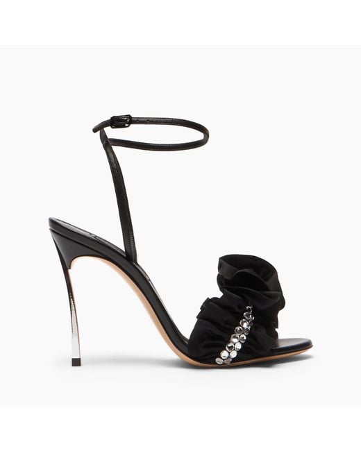 Casadei Black Blade Annabel Sandal