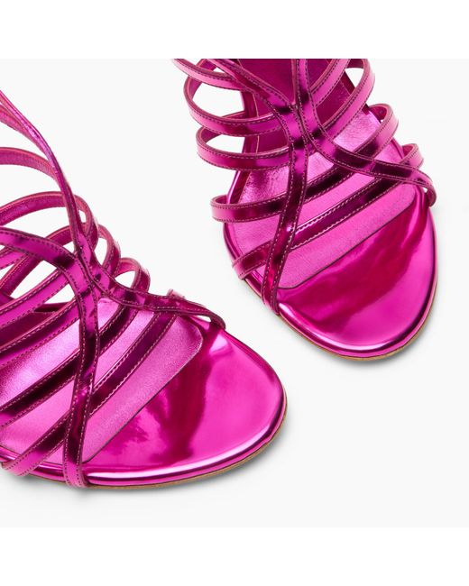 Casadei Pink Julia Jolly Interstellar Sandal