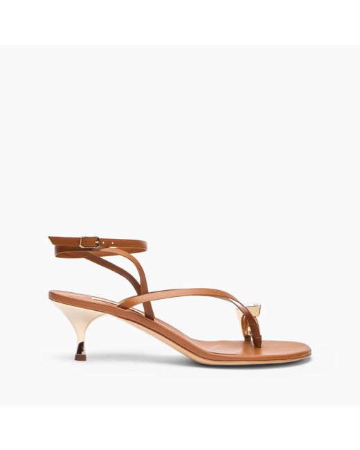 Casadei Brown Chic Julia Kitten Sandal