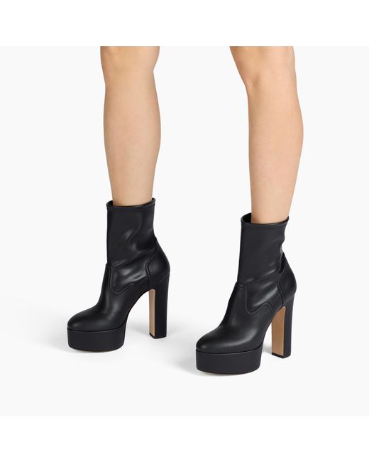 Casadei Black Patty Ankle Boot