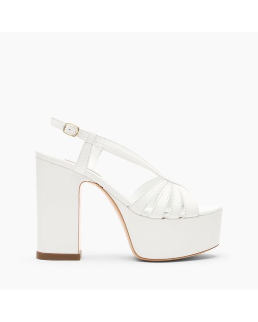 Casadei White Elsa Platform