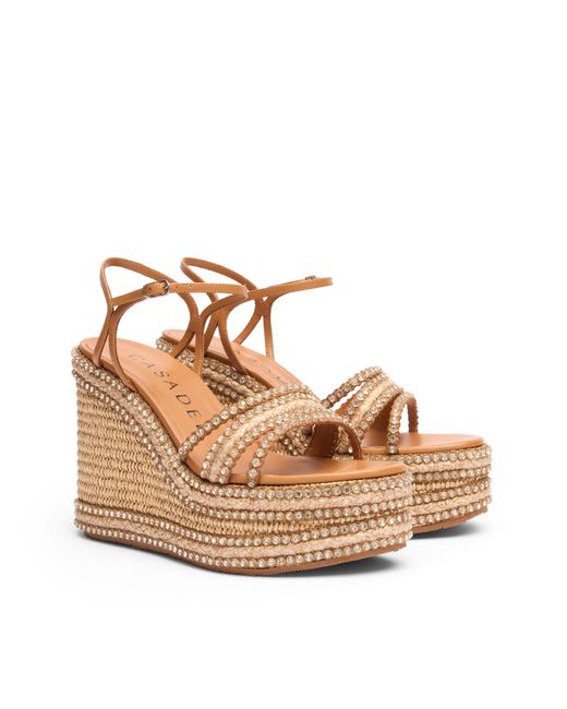 Limelight Wedges di Casadei in Natural