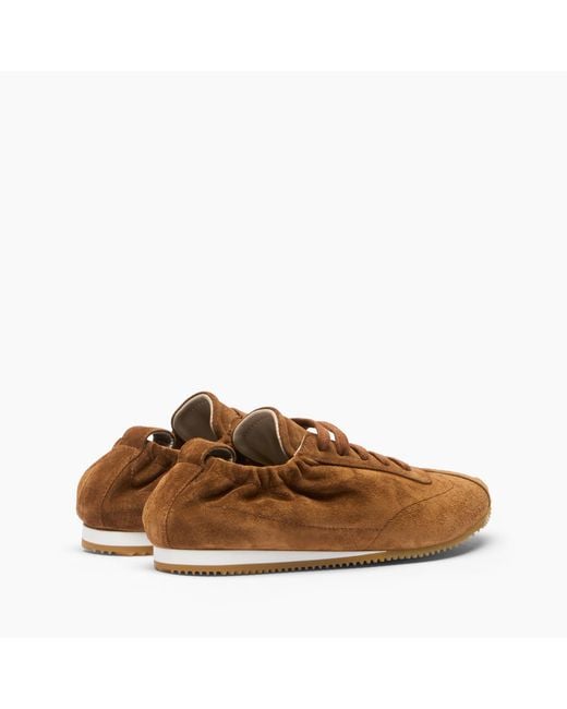 Casadei Brown Rythm Suede Sneaker