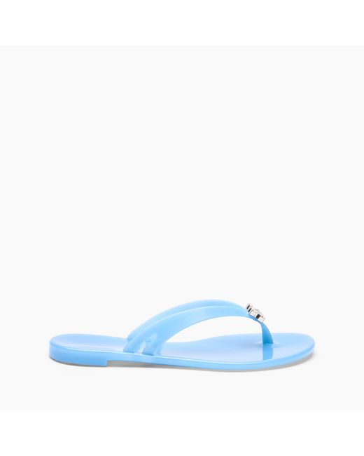 Jelly Flip Flops di Casadei in Blue