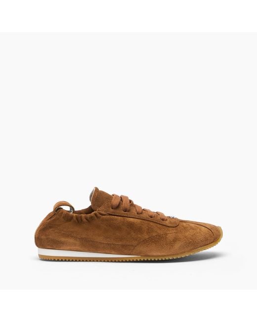 Casadei Brown Rythm Suede Sneaker