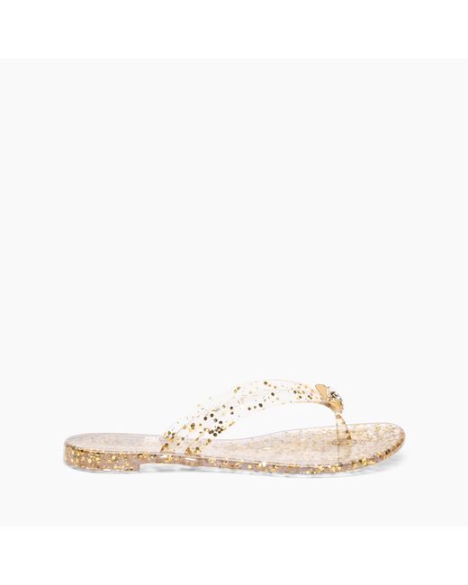 Casadei Natural Jelly Thong Sandal