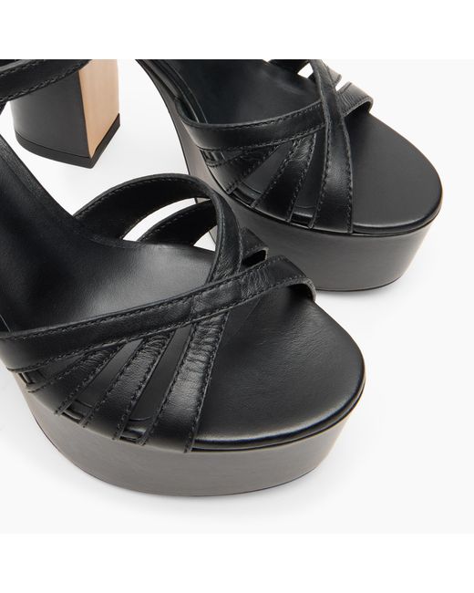 Casadei Black Elsa Platform