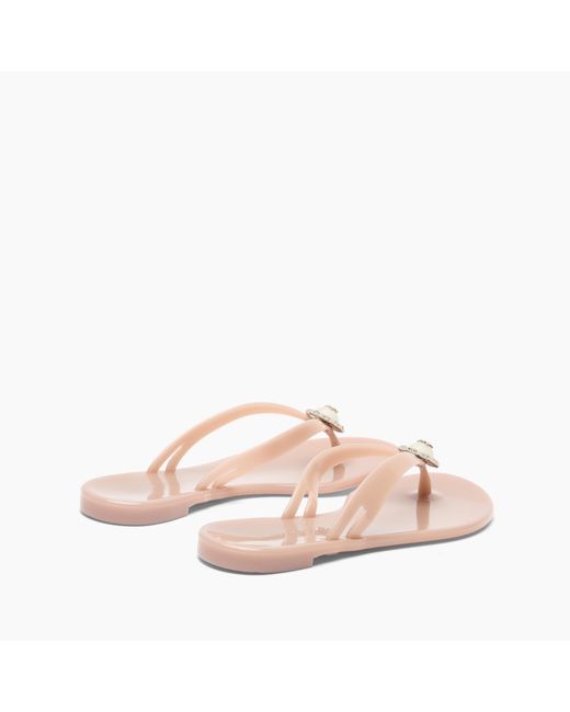 Casadei Pink Jelly Thong Sandal