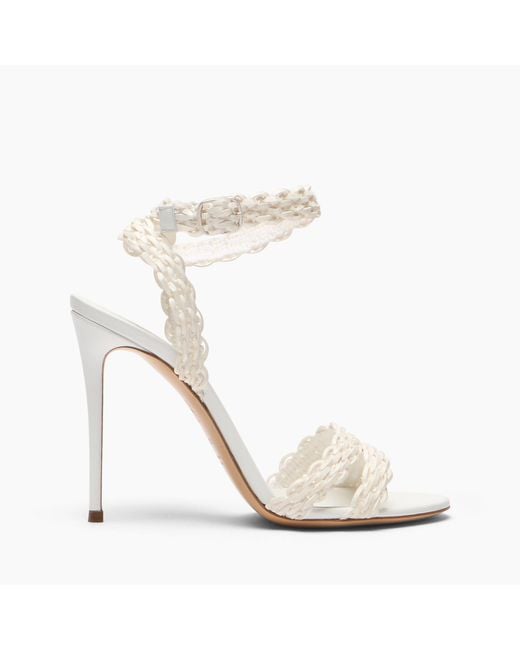 Casadei White Julia Avenida Sandal