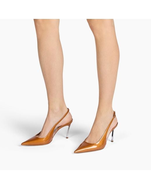 Casadei Brown Superblade Samurai Slingback