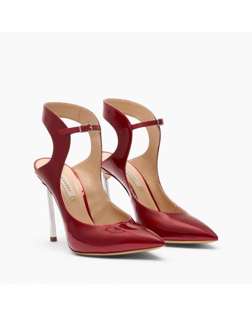 Casadei Red Blade Sin Samurai Pump