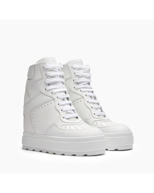 Casadei Gray High Top Sneaker