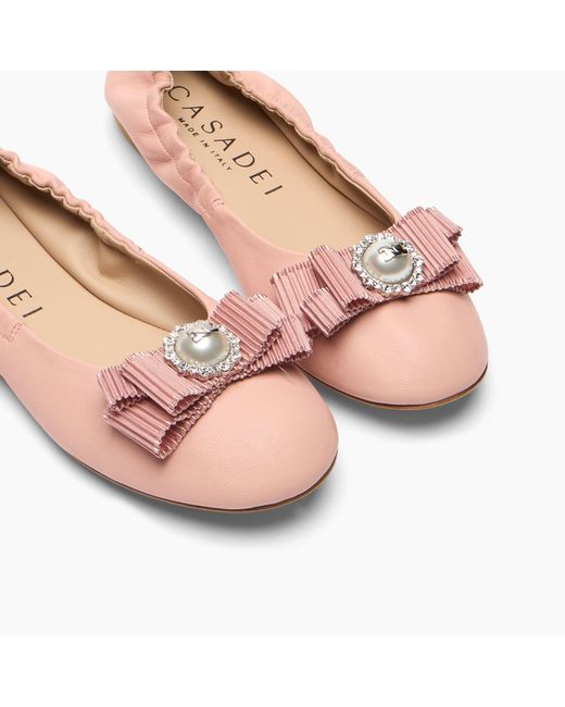 Casadei Pink Ballet Flat