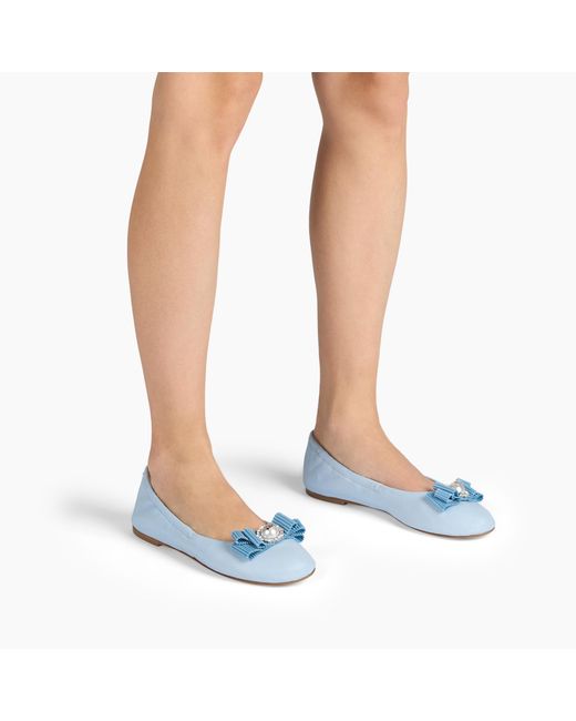 Casadei Blue Ballet Flat