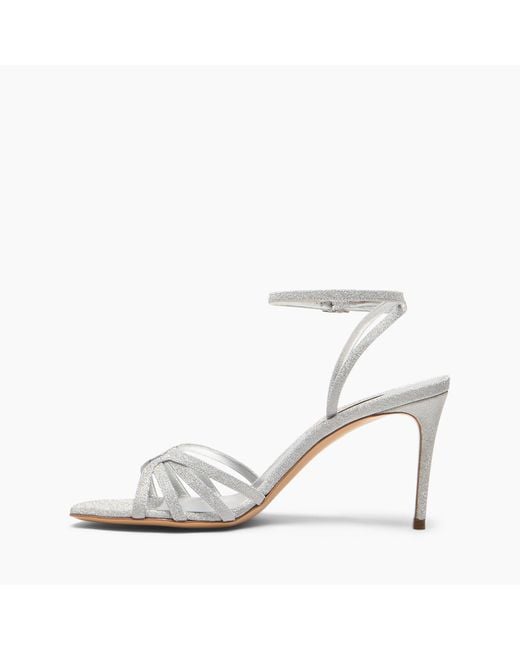 Casadei White Julia Solar Eclipse Sandal