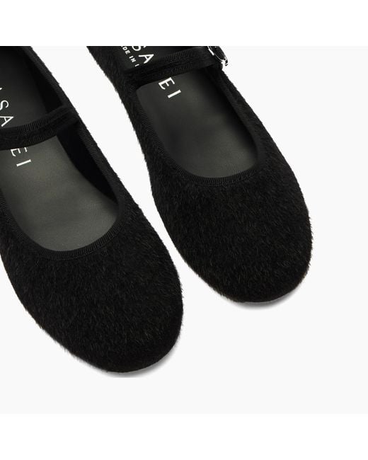 Casadei Black New Ballet Flat