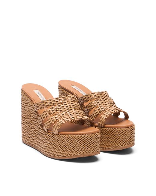 Casadei Brown Avenida Wedge