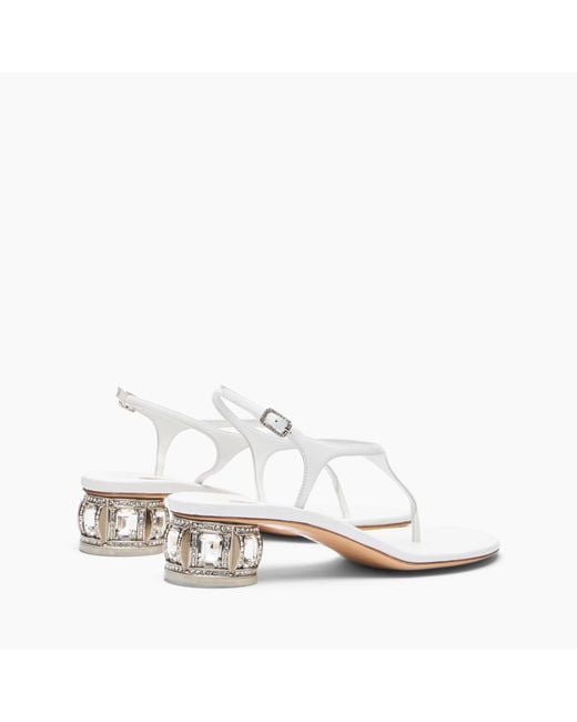 Casadei White Belle Epoque Sandal