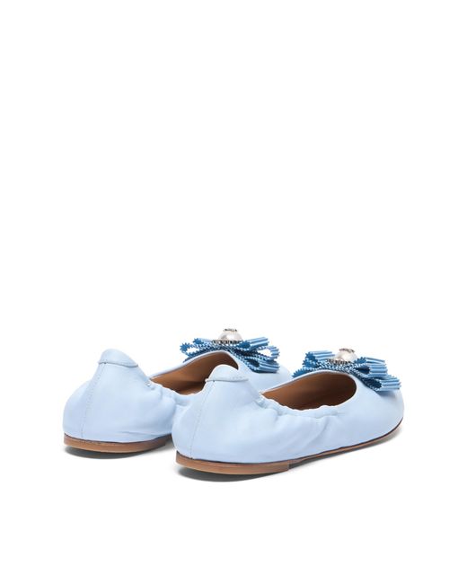 Casadei Blue Ballet Flat