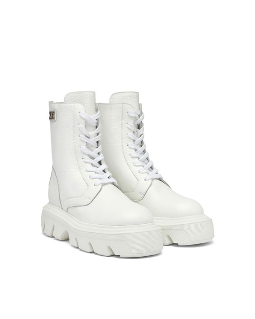 Casadei White Generation C Ankle Boot