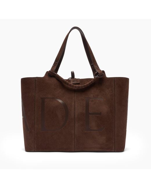 Casadei Brown Galleria Valour Bag