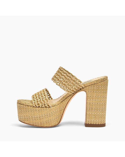 Casadei Metallic Goldeneye Isa Platform