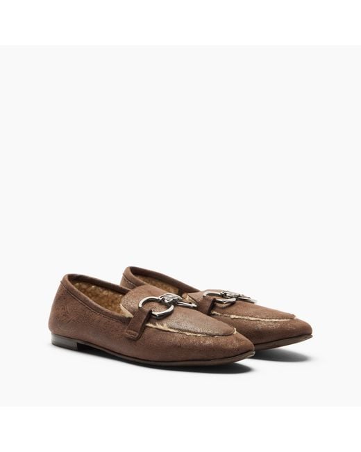 Casadei Brown Bufaland Loafer