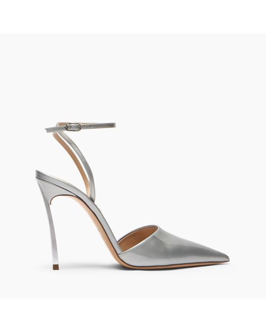 Casadei White Superblade Sharp Pump Samurai