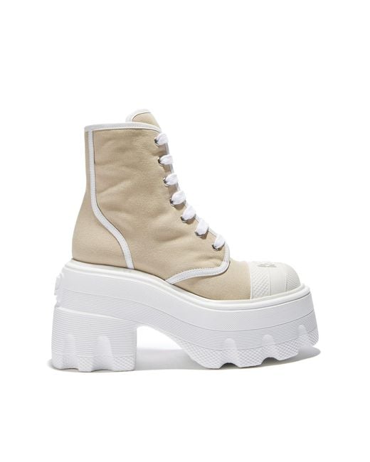 Casadei White Maxxxi Fedora High Sneakers