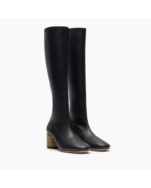 Goldmember To The Knee di Casadei in Black