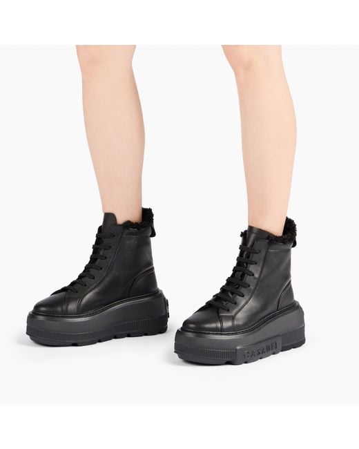 Casadei Black Nexus Aplsenales Sneakers