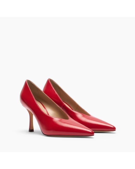 Casadei Red Nina Pump