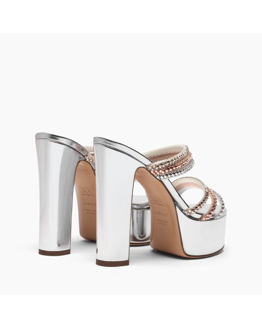 Casadei White Patty Platform Andromeda Mule