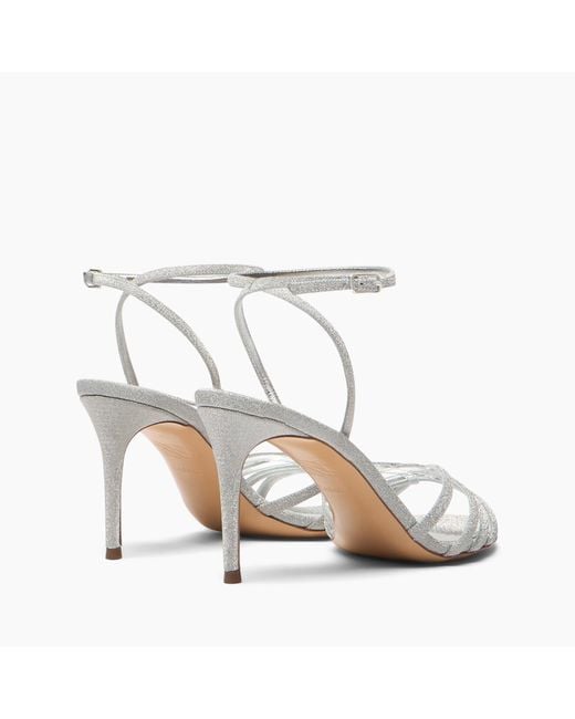 Casadei White Julia Solar Eclipse Sandal