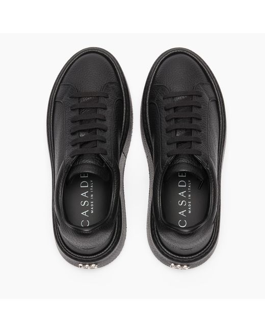 Casadei Black High Box Sneaker