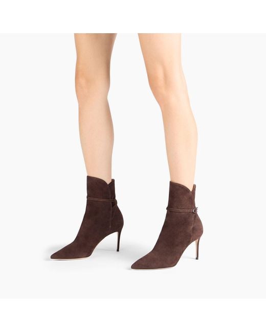 Casadei Brown Julia Ankle Boot