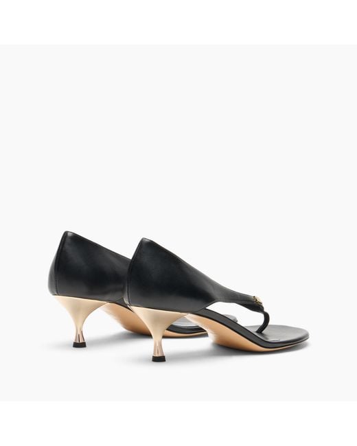Casadei Black Chic Julia Kitten Sandal