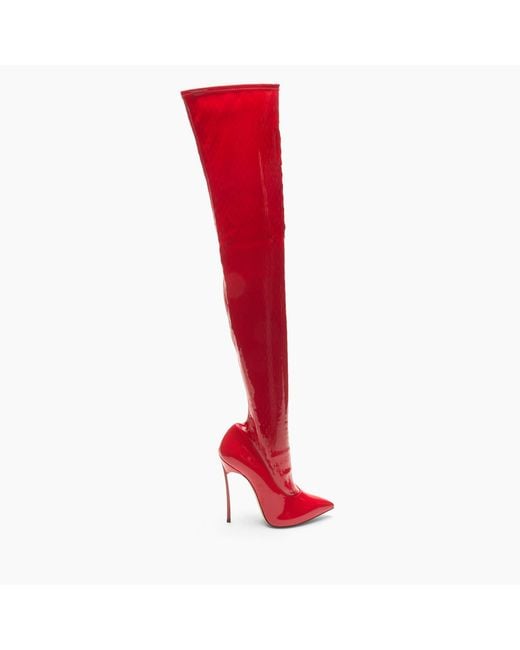 Casadei Red Ultravox Over The Knee