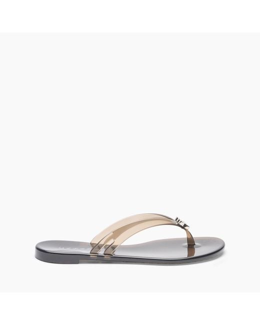 Jelly Flip Flops di Casadei in White