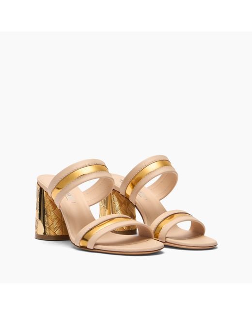 Casadei Metallic Cleo Reflex Mule