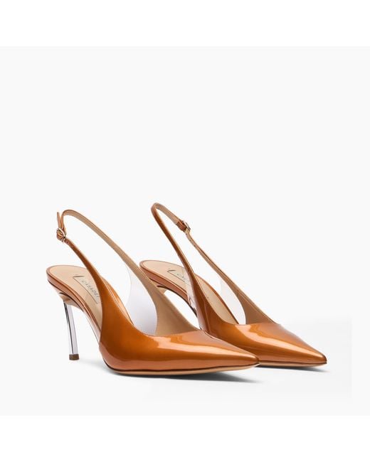 Casadei Brown Superblade Samurai Slingback