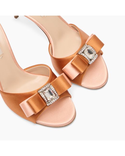 Casadei Pink Julia You Satin Mules