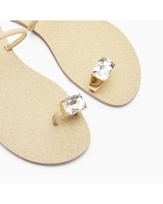 Casadei Natural Soraya Solar Eclipse Flat Sandals