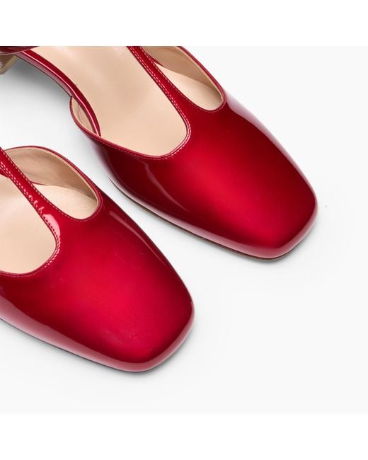 Casadei Red Belle Epoque Samurai Mule