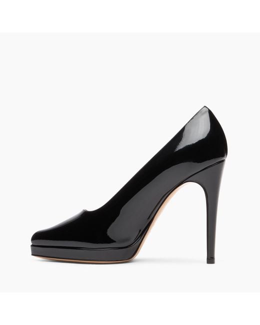 Casadei Black Michelle Platform Pumps